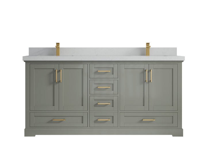 Boston 72 in. W x 22 in. D Double Sink Bathroom Vanity - photo 16