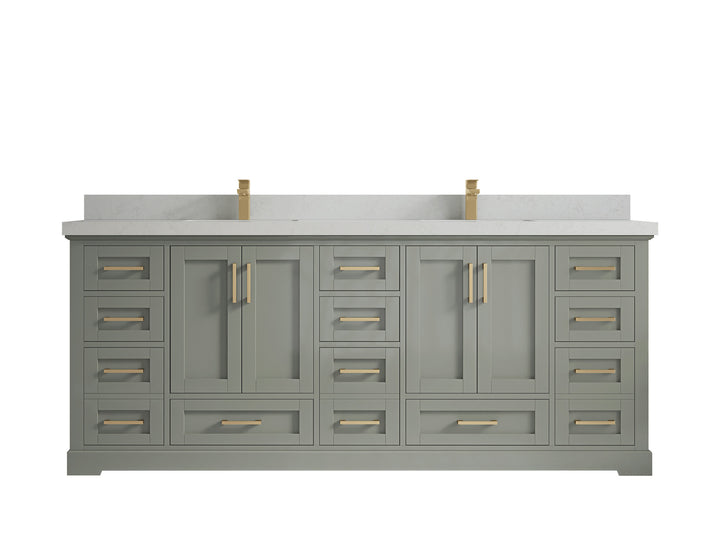 Boston 84 in. W x 22 in. D Double Sink Bathroom Vanity - photo 16
