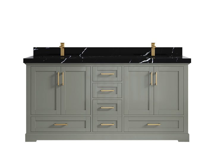 Boston 72 in. W x 22 in. D Double Sink Bathroom Vanity - photo 18
