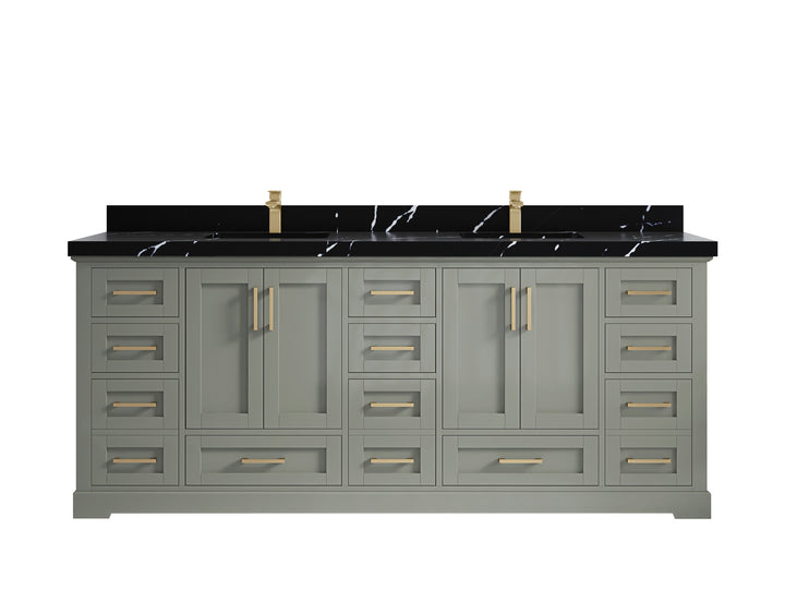 Boston 84 in. W x 22 in. D Double Sink Bathroom Vanity - photo 18