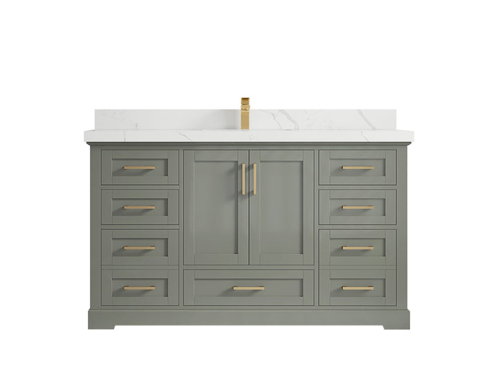Boston 60 in. W x 22 in. D Single Sink Bathroom Vanity - photo 22