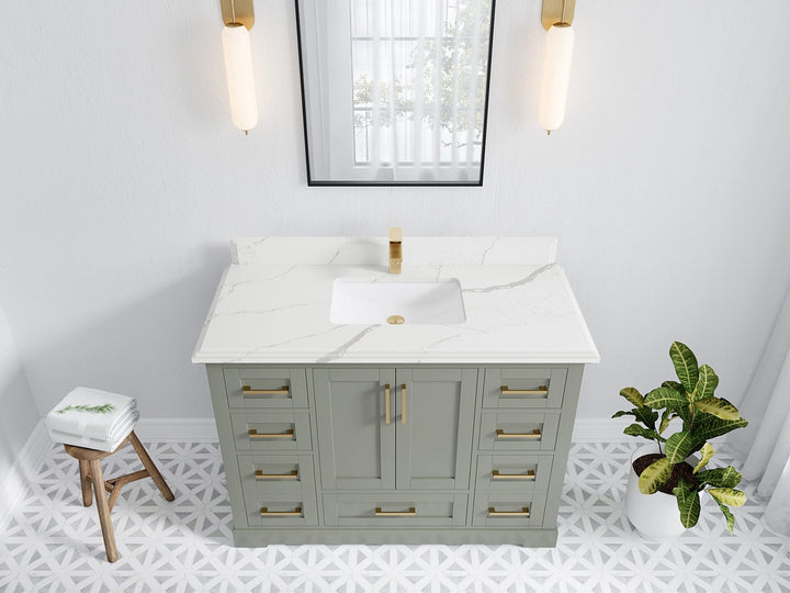 Boston 48 in. W x 22 in. D Single Sink Bathroom Vanity - photo 43