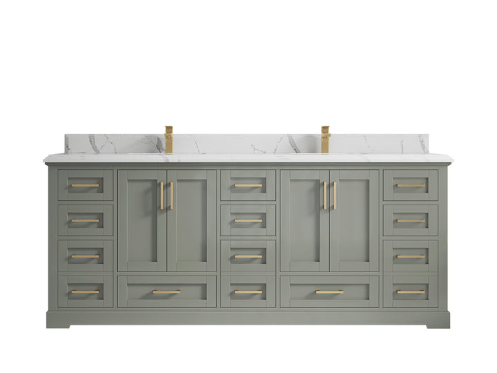 Boston 84 in. W x 22 in. D Double Sink Bathroom Vanity - photo 44