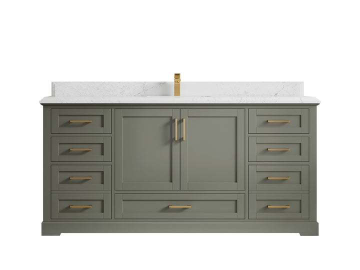 Boston 72 in. W x 22 in. D Single Sink Bathroom Vanity - photo 30