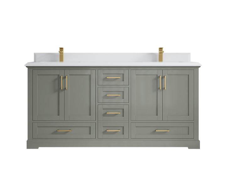 Boston 72 in. W x 22 in. D Double Sink Bathroom Vanity - photo 32