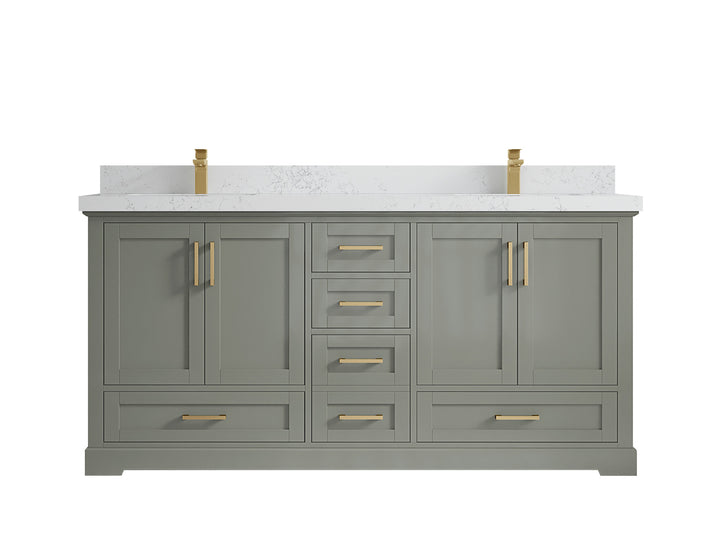 Boston 72 in. W x 22 in. D Double Sink Bathroom Vanity - photo 28