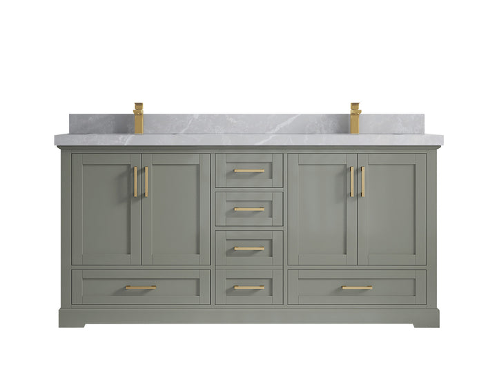 Boston 72 in. W x 22 in. D Double Sink Bathroom Vanity - photo 30