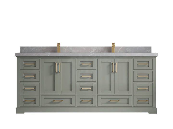 Boston 84 in. W x 22 in. D Double Sink Bathroom Vanity - photo 30
