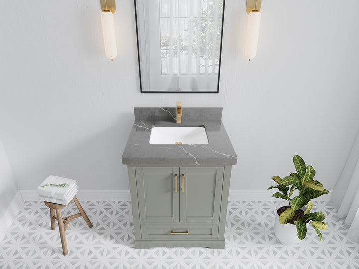 Boston 30 in. W x 22 in. D Single Sink Bathroom Vanity - photo 31