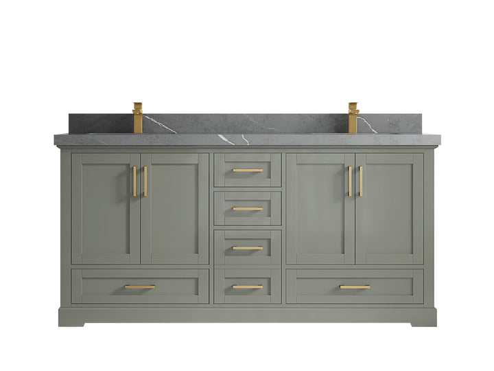 Boston 72 in. W x 22 in. D Double Sink Bathroom Vanity - photo 32