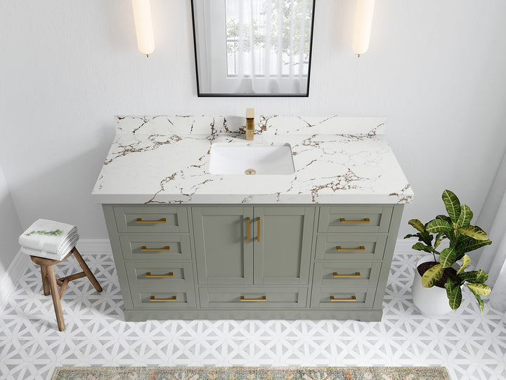 Boston 60 in. W x 22 in. D Single Sink Bathroom Vanity - photo 33