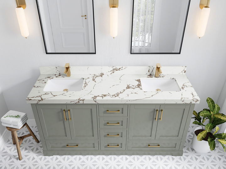 Boston 72 in. W x 22 in. D Double Sink Bathroom Vanity - photo 39