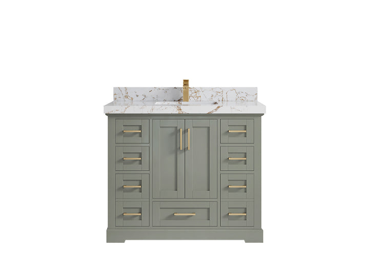 Boston 42 in. W x 22 in. D Single Sink Bathroom Vanity - photo 36