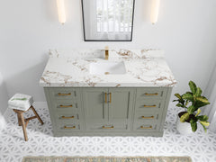 Boston 60 in. W x 22 in. D Single Sink Bathroom Vanity - photo 35