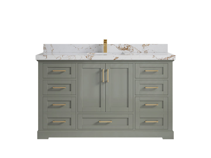 Boston 60 in. W x 22 in. D Single Sink Bathroom Vanity - photo 36