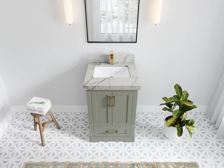 Boston 24 in. W x 22 in. D Single Sink Bathroom Vanity - photo 39