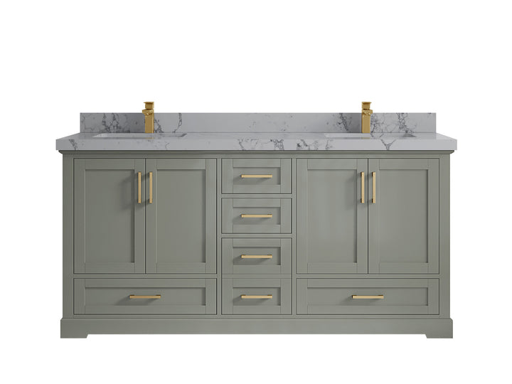 Boston 72 in. W x 22 in. D Double Sink Bathroom Vanity - photo 40