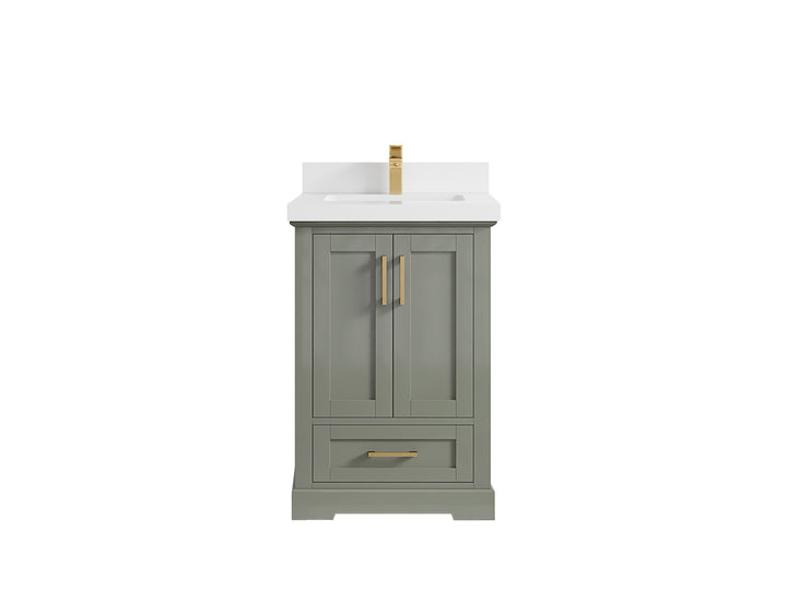 Boston 24 in. W x 22 in. D Single Sink Bathroom Vanity - photo 42