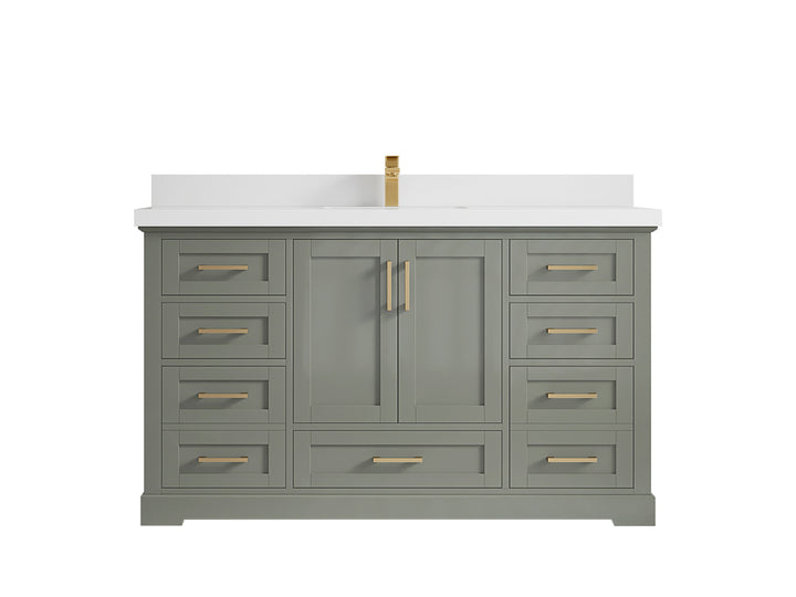 Boston 60 in. W x 22 in. D Single Sink Bathroom Vanity - photo 42