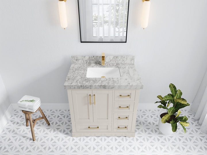 Boston 36 in. W x 22 in. D Center Sink Bathroom Vanity - photo 11