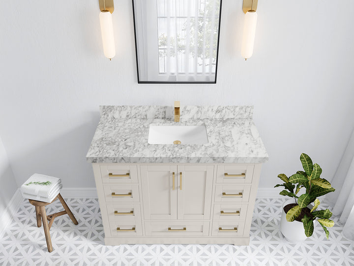 Boston 48 in. W x 22 in. D Single Sink Bathroom Vanity - photo 12