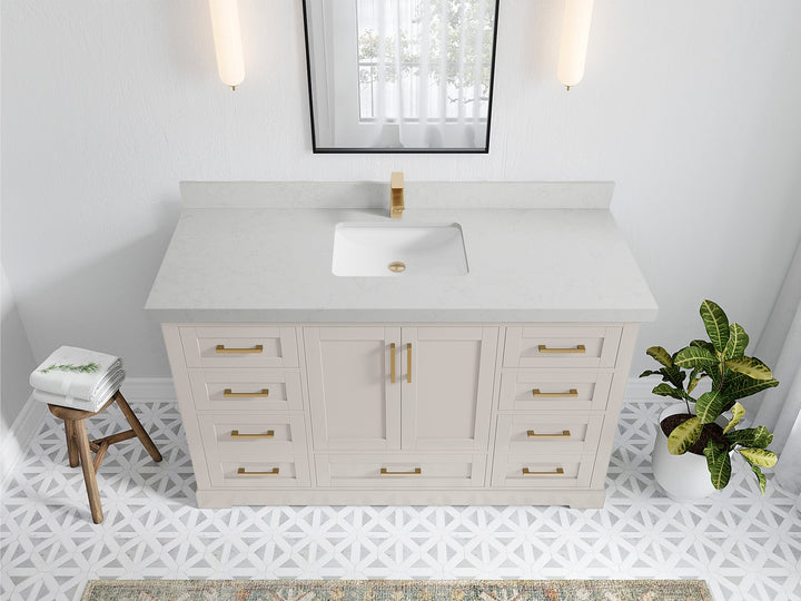 Boston 60 in. W x 22 in. D Single Sink Bathroom Vanity - photo 14