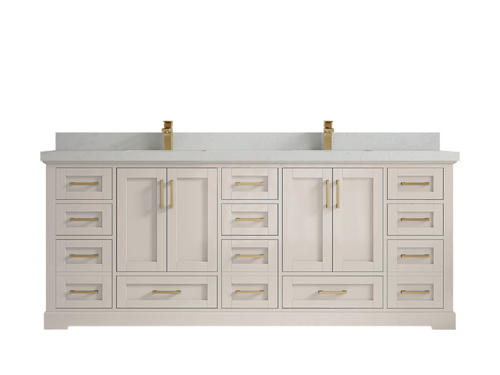 Boston 84 in. W x 22 in. D Double Sink Bathroom Vanity - photo 15