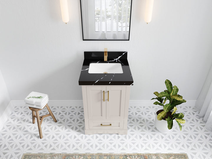 Boston 24 in. W x 22 in. D Single Sink Bathroom Vanity - photo 16