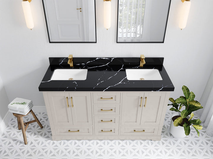 Boston 60 in. W x 22 in. D Double Sink Bathroom Vanity - photo 16