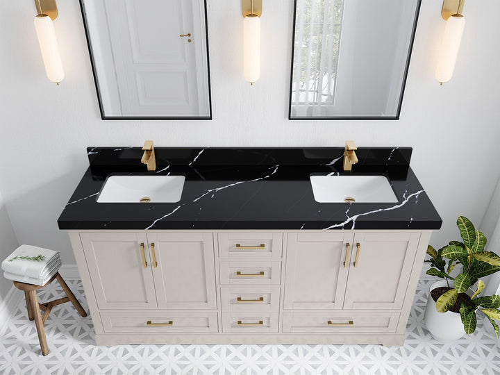 Boston 72 in. W x 22 in. D Double Sink Bathroom Vanity - photo 16