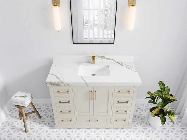Boston 48 in. W x 22 in. D Single Sink Bathroom Vanity - photo 18