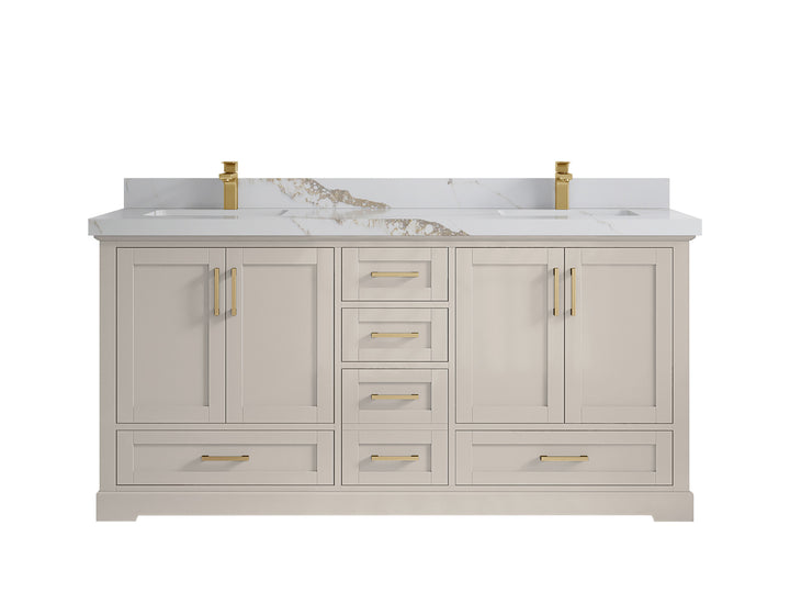 Boston 72 in. W x 22 in. D Double Sink Bathroom Vanity - photo 19