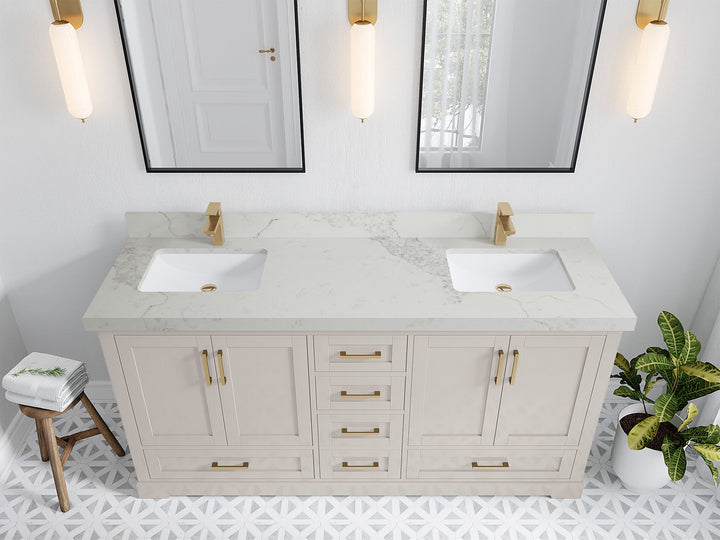 Boston 72 in. W x 22 in. D Double Sink Bathroom Vanity - photo 22