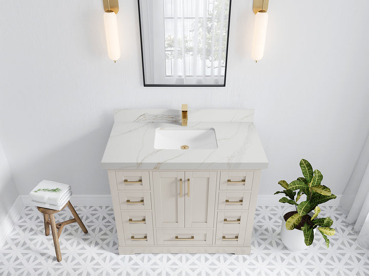 Boston 42 in. W x 22 in. D Single Sink Bathroom Vanity - photo 26
