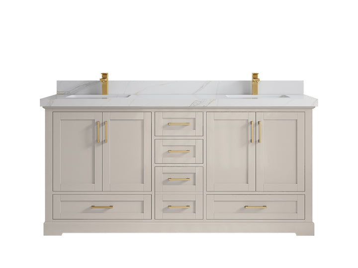Boston 72 in. W x 22 in. D Double Sink Bathroom Vanity - photo 27
