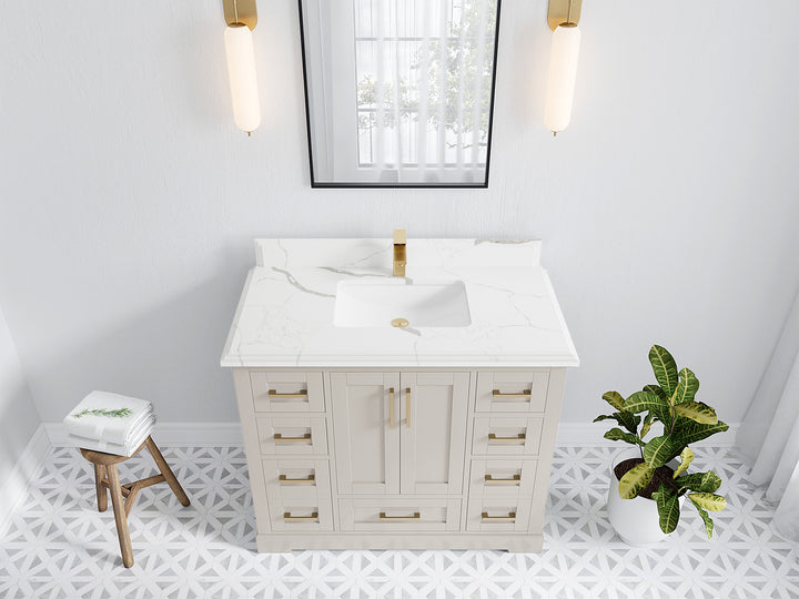 Boston 42 in. W x 22 in. D Single Sink Bathroom Vanity - photo 44