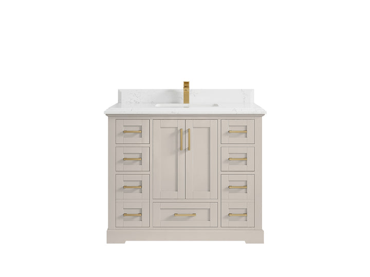 Boston 42 in. W x 22 in. D Single Sink Bathroom Vanity - photo 47