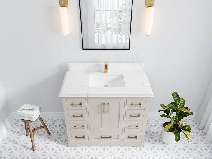 Boston 42 in. W x 22 in. D Single Sink Bathroom Vanity - photo 46