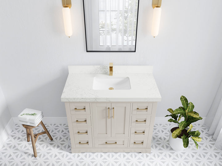 Boston 42 in. W x 22 in. D Single Sink Bathroom Vanity - photo 28