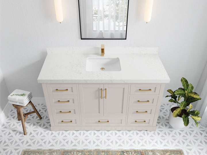 Boston 60 in. W x 22 in. D Single Sink Bathroom Vanity - photo 28