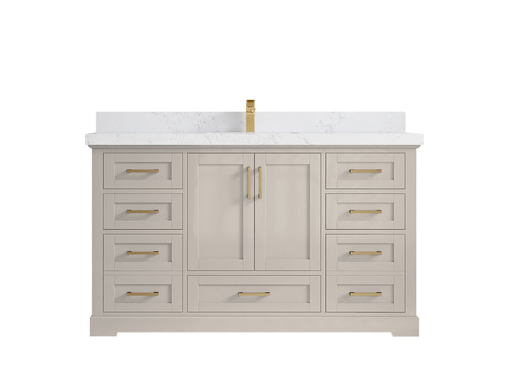Boston 60 in. W x 22 in. D Single Sink Bathroom Vanity - photo 29