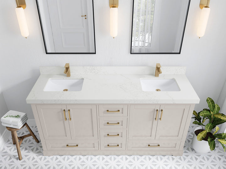 Boston 72 in. W x 22 in. D Double Sink Bathroom Vanity - photo 28