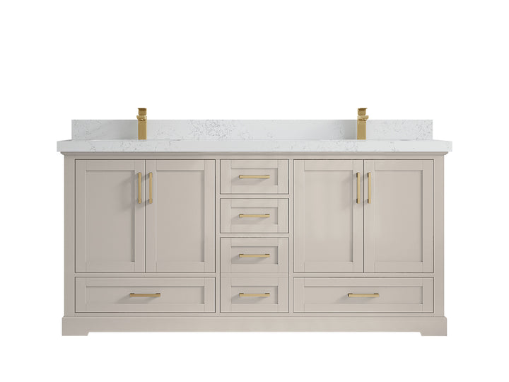Boston 72 in. W x 22 in. D Double Sink Bathroom Vanity - photo 29