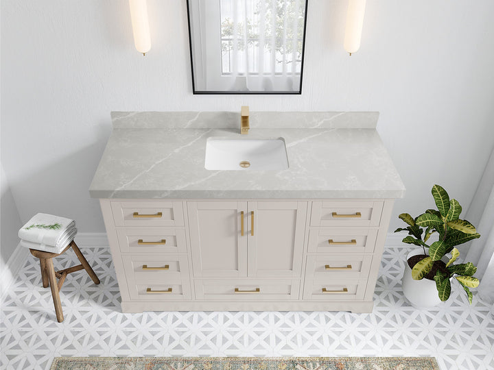 Boston 60 in. W x 22 in. D Single Sink Bathroom Vanity - photo 30