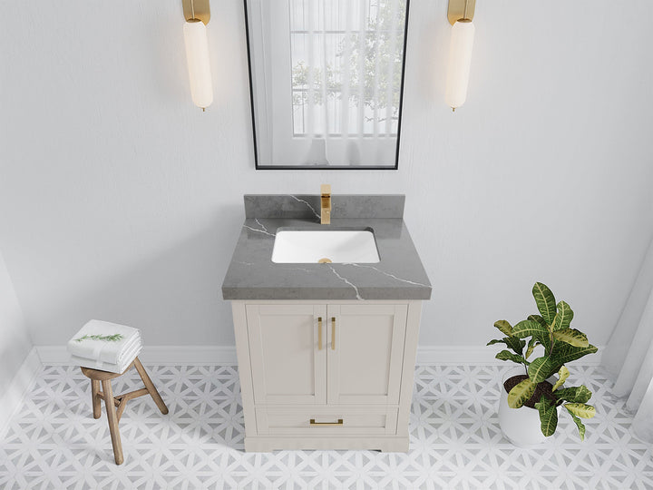 Boston 30 in. W x 22 in. D Single Sink Bathroom Vanity - photo 32