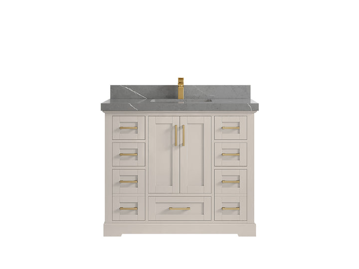 Boston 42 in. W x 22 in. D Single Sink Bathroom Vanity - photo 33