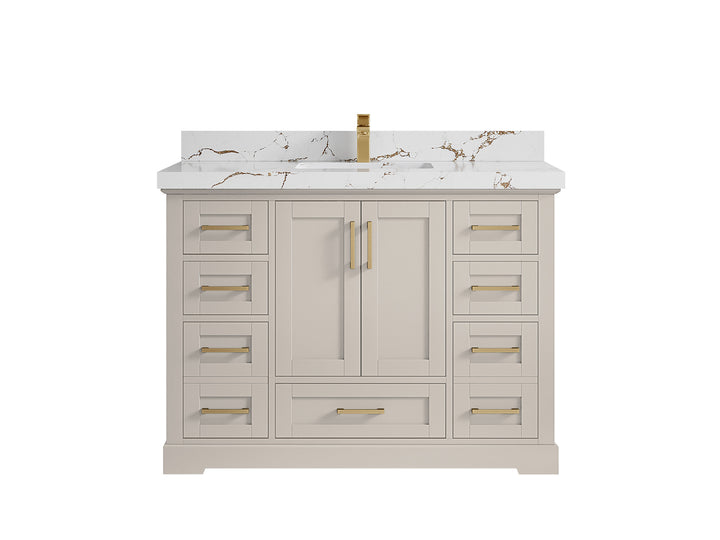 Boston 48 in. W x 22 in. D Single Sink Bathroom Vanity - photo 35