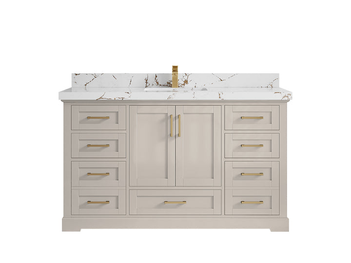 Boston 60 in. W x 22 in. D Single Sink Bathroom Vanity - photo 35