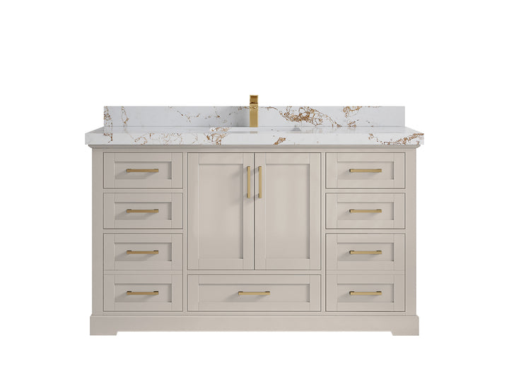 Boston 60 in. W x 22 in. D Single Sink Bathroom Vanity - photo 37