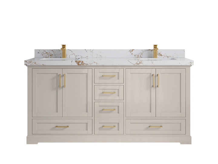 Boston 72 in. W x 22 in. D Double Sink Bathroom Vanity - photo 37